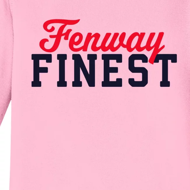 Fenway Finest Baby Long Sleeve Bodysuit