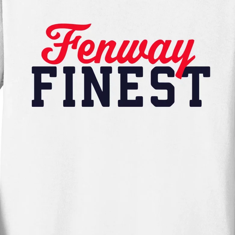 Fenway Finest Kids Long Sleeve Shirt