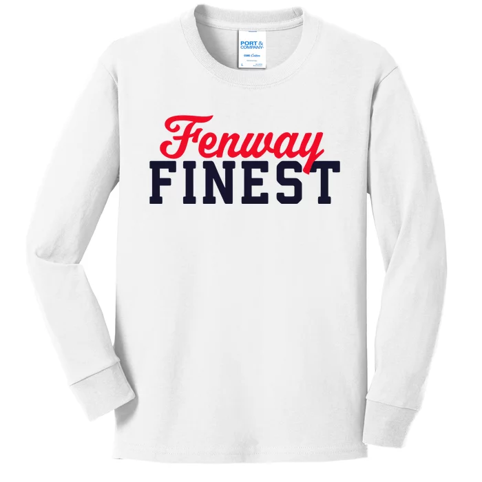 Fenway Finest Kids Long Sleeve Shirt