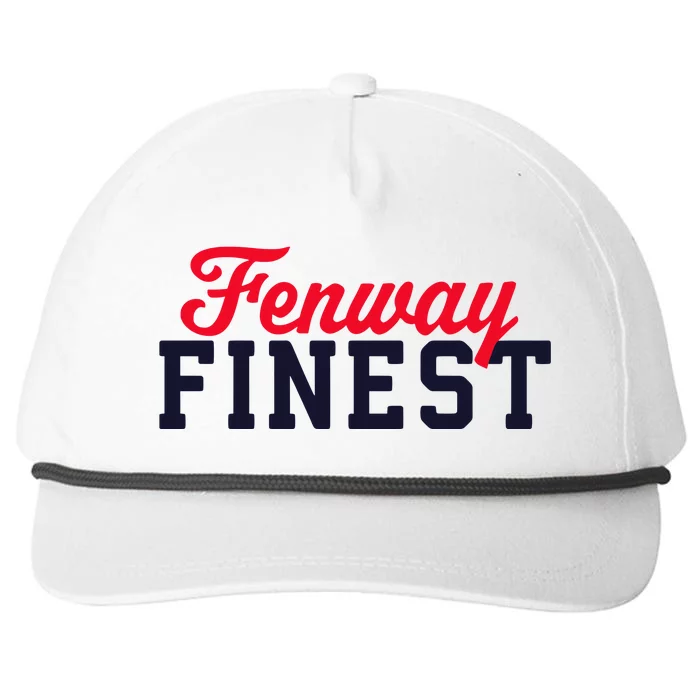 Fenway Finest Snapback Five-Panel Rope Hat