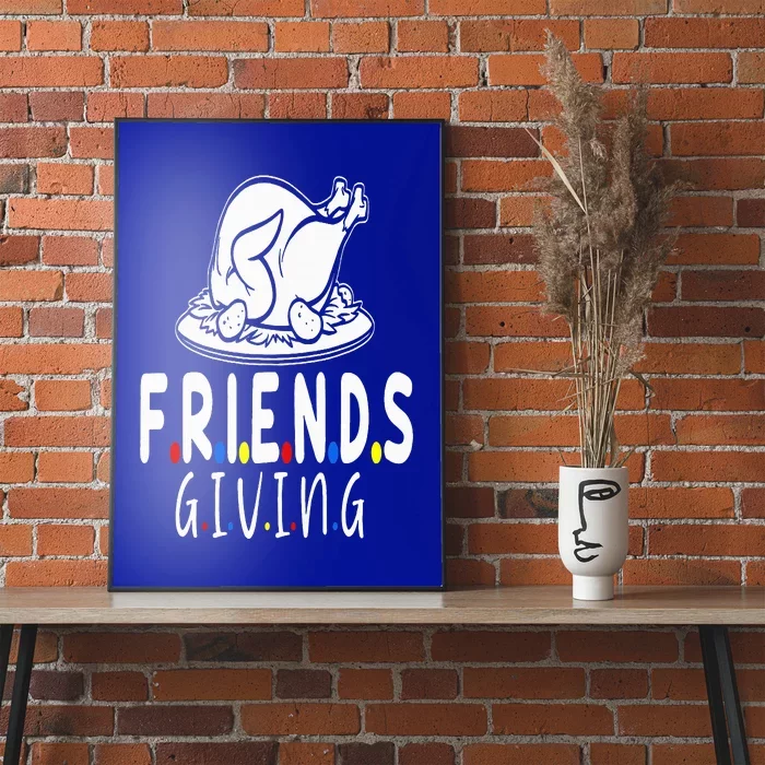 Friendsgiving Friends & Family Thanksgiving matching Poster