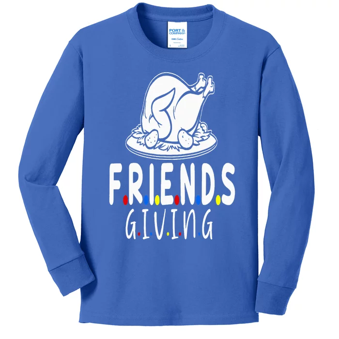 Friendsgiving Friends & Family Thanksgiving matching Kids Long Sleeve Shirt