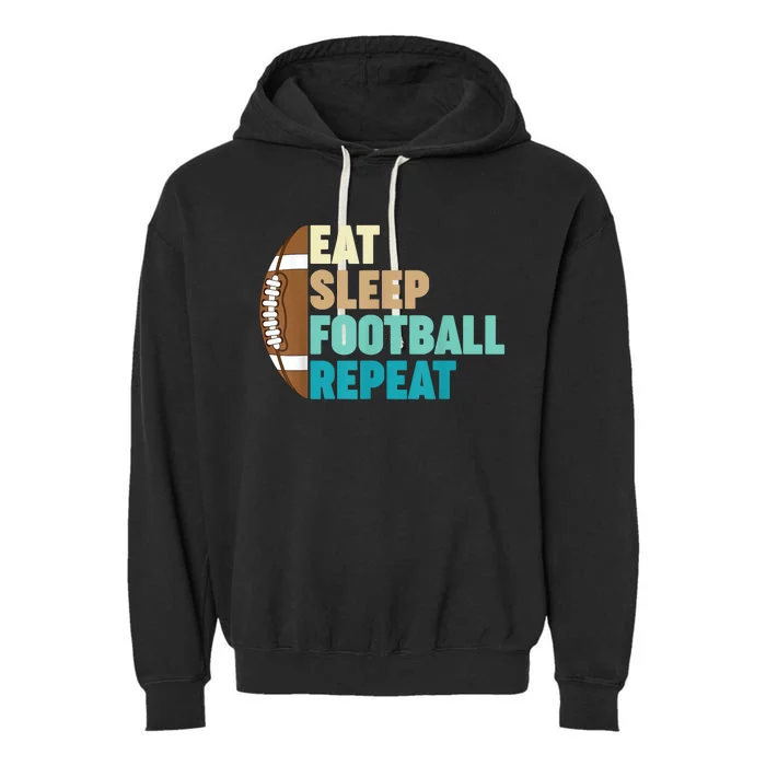 Funny Football For Player American Football Garment-Dyed Fleece Hoodie