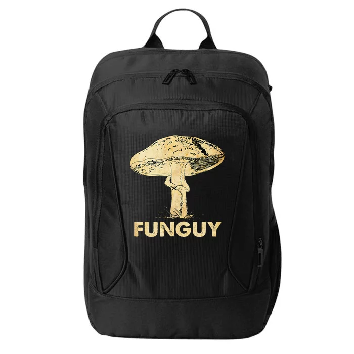 Funguy Funny Fungi Fungus Mushroom City Backpack