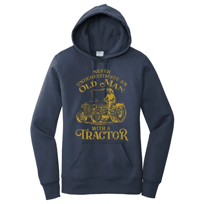 Funny Farmer Farm Tractor Farming Truck Lovers Humor Outfit Women's Pullover Hoodie