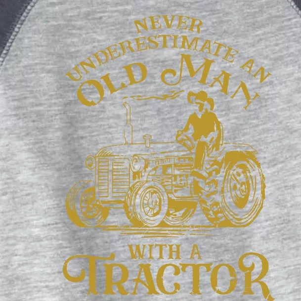 Funny Farmer Farm Tractor Farming Truck Lovers Humor Outfit Toddler Fine Jersey T-Shirt