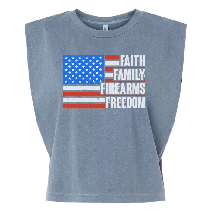 Faith Family Firearms Freedom Garment-Dyed Women's Muscle Tee