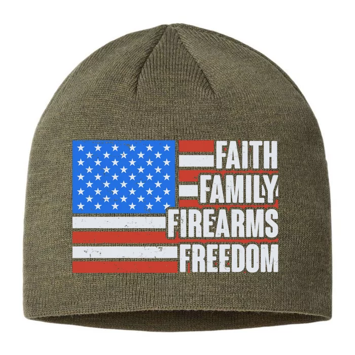 Faith Family Firearms Freedom 8 1/2in Sustainable Knit Beanie