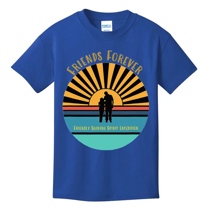 Friends Forever Friendly Shining Spirit Kids T-Shirt