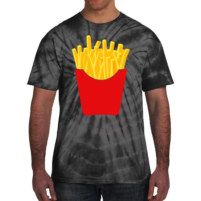 French Fries French Fry Costume Tie-Dye T-Shirt