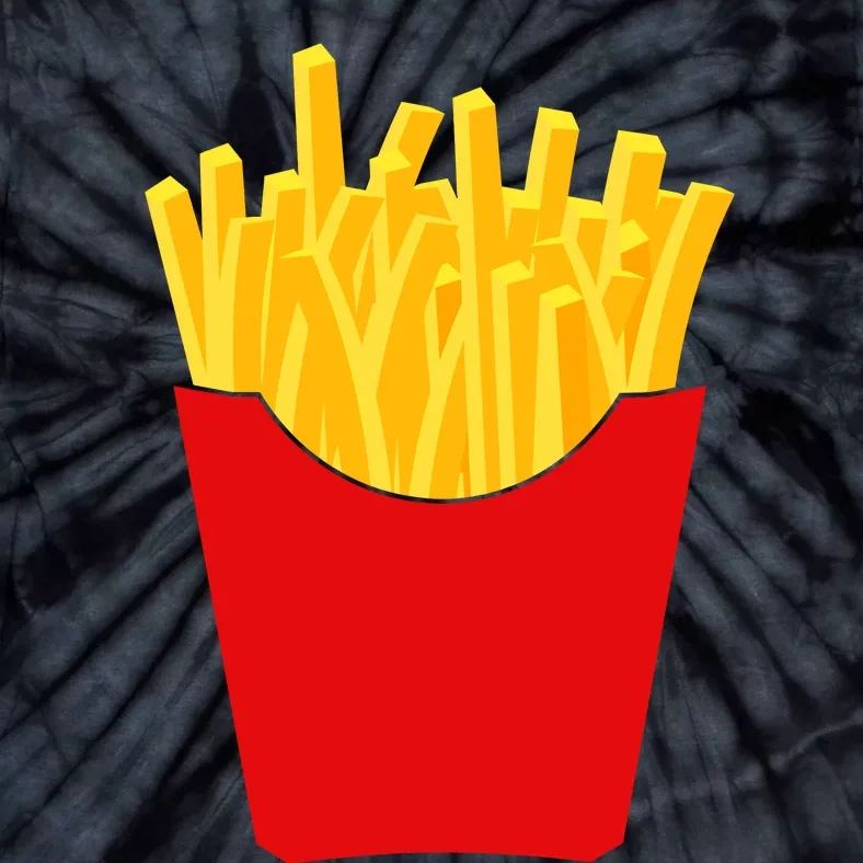 French Fries French Fry Costume Tie-Dye T-Shirt