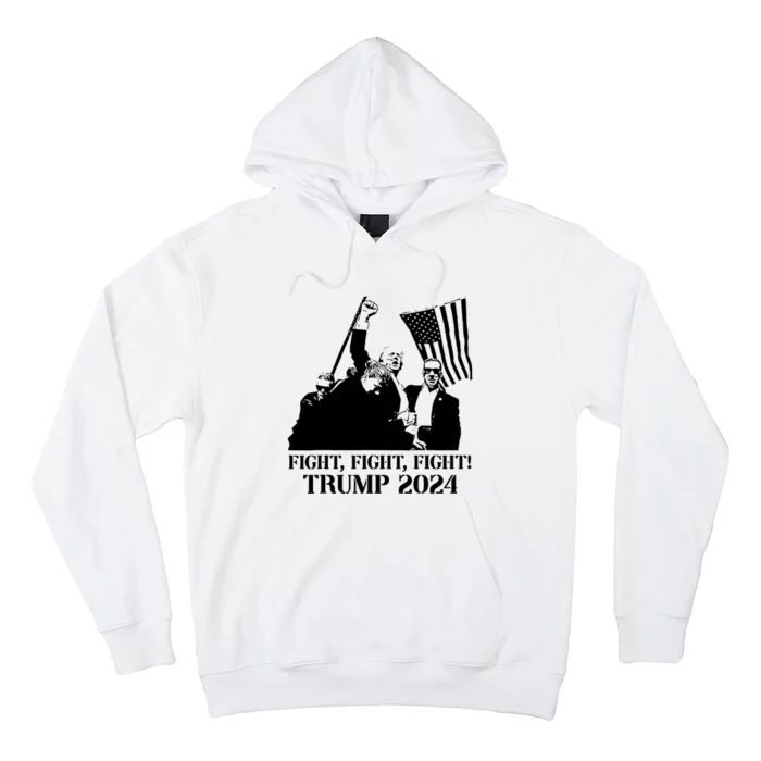 Fight Fight Fight! Trump 2024 Pennsylvania Rally Patriot Hoodie