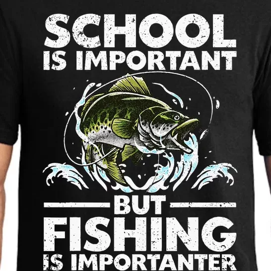 Funny Fishing Fish Saying Bass Fisherman Pajama Set