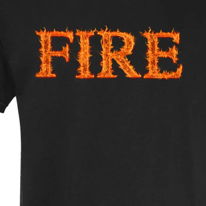 Fire Flame Garment-Dyed Heavyweight T-Shirt