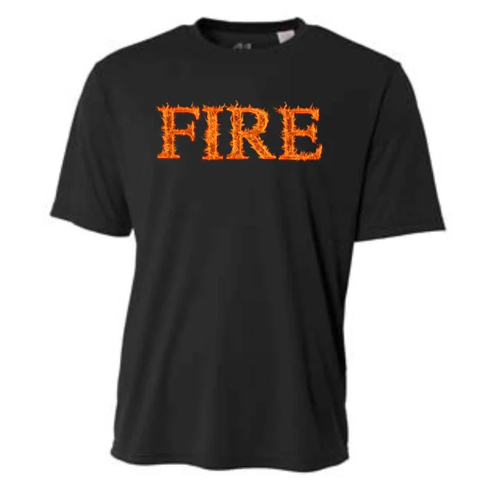 Fire Flame Cooling Performance Crew T-Shirt