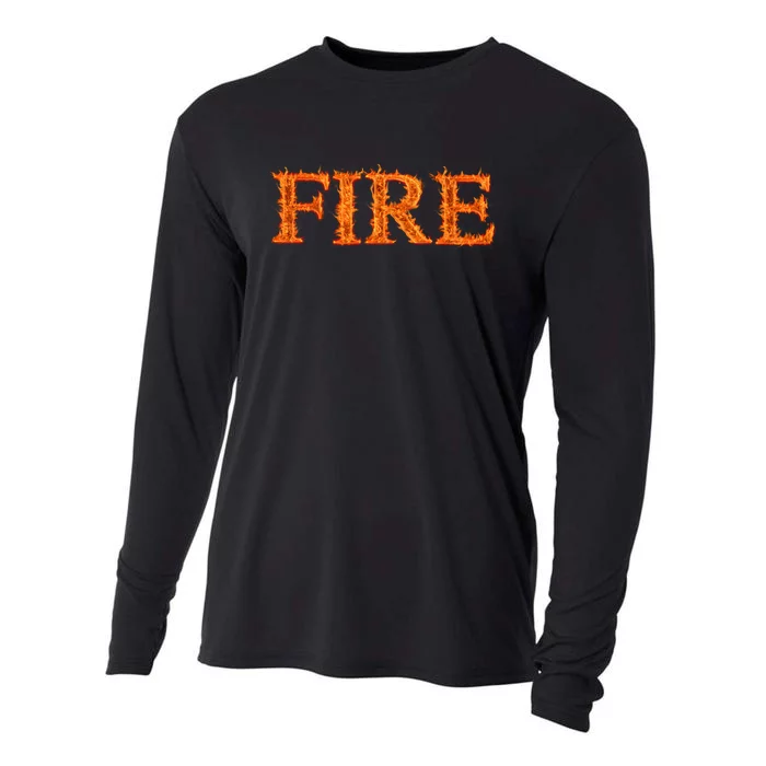 Fire Flame Cooling Performance Long Sleeve Crew