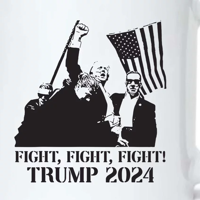 Fight Fight Fight Trump 2024 Pennsylvania Rally Patriot Black Color Changing Mug