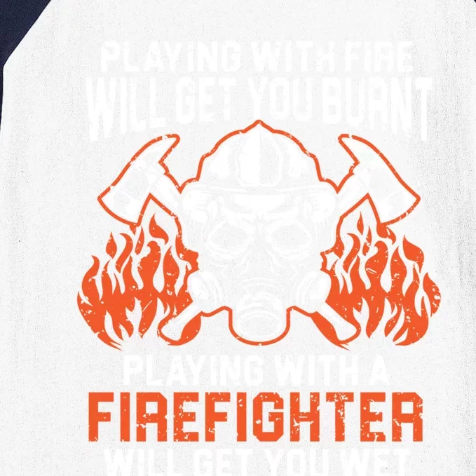 Firefighting Fire Firefighter Fire Rescue Fire Meaningful Gift Baseball Sleeve Shirt