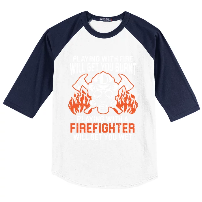 Firefighting Fire Firefighter Fire Rescue Fire Meaningful Gift Baseball Sleeve Shirt