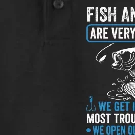 Fisher Funny Fishing Very Similar Into The Most Trouble Dry Zone Grid Performance Polo