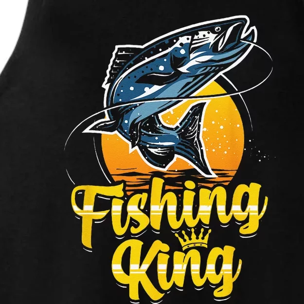 Fishing For Funny Fishing Gift For Fisherman Ladies Tri-Blend Wicking Tank