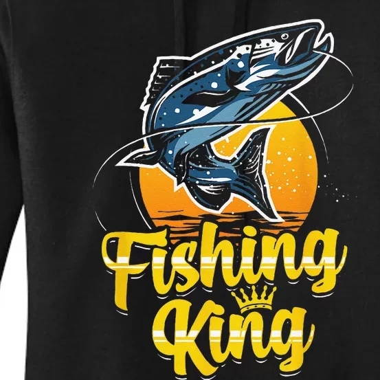 Fishing For Funny Fishing Gift For Fisherman Women's Pullover Hoodie