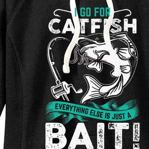 Fishing Funny Fishing Gift Catfish Fishing Women's Fleece Hoodie