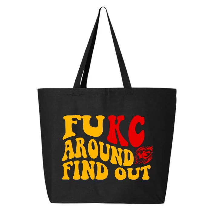 Funny Fuck FUKC Kansas City Around Find Out 25L Jumbo Tote