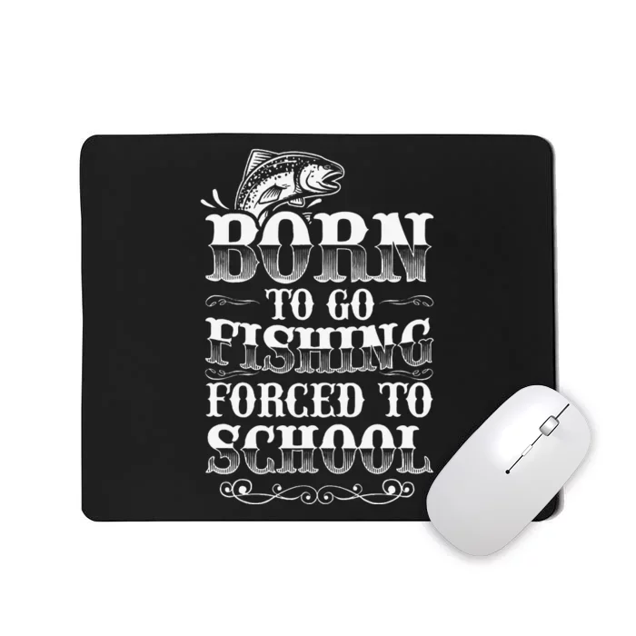 Fishing Funny Fishing Graphic Fishermen Mousepad