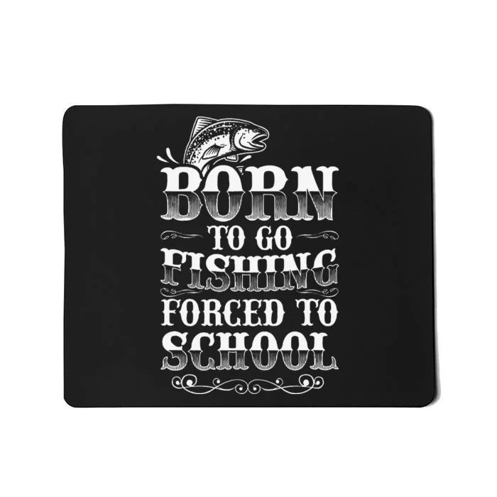 Fishing Funny Fishing Graphic Fishermen Mousepad