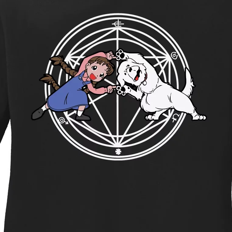 Fullmetal Fusion  Fusion Fullmetal Alchemist Ladies Long Sleeve Shirt