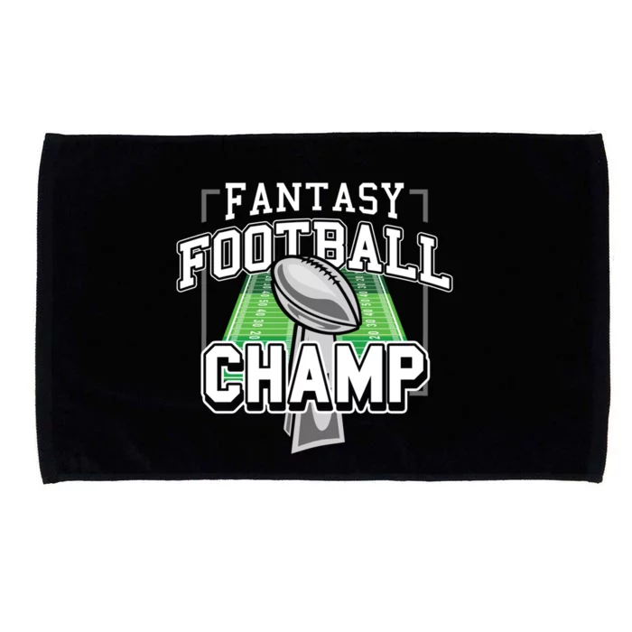 Funny Fantasy Football Champ Tee Fantasy Football Winner Great Gift Microfiber Hand Towel