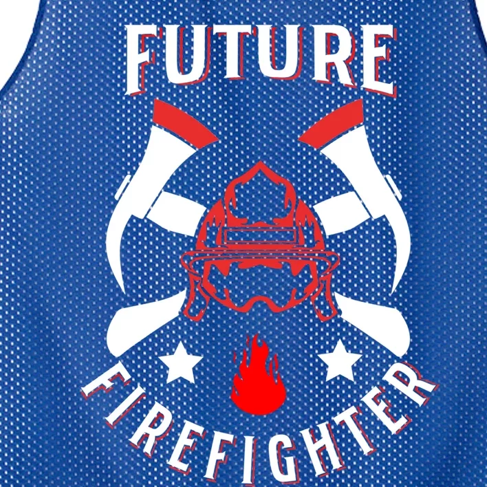 Future Firefighter Firefighter In Training Funny Gift Mesh Reversible Basketball Jersey Tank