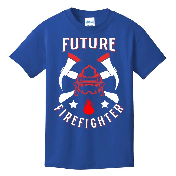 Future Firefighter Firefighter In Training Funny Gift Kids T-Shirt