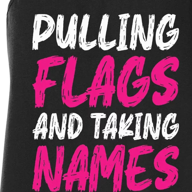 Flag Football Women's Racerback Tank