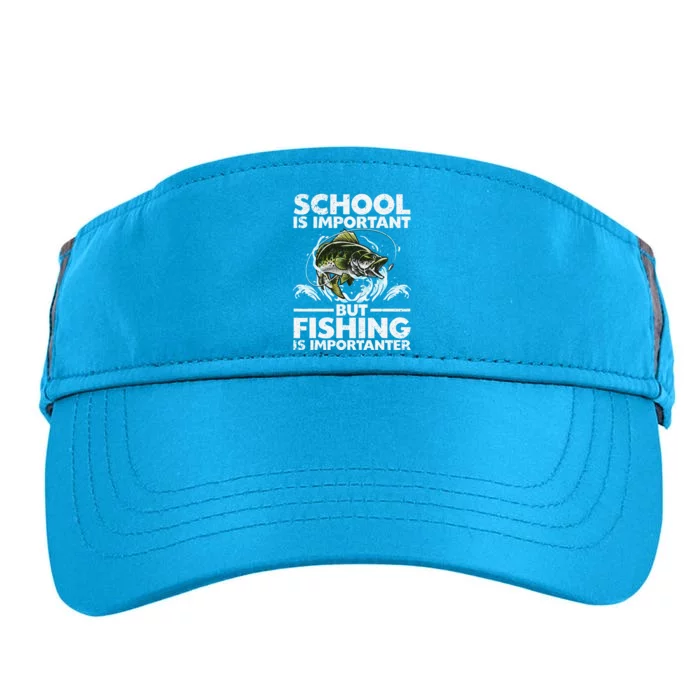 Funny Fishing Fish Saying Bass Fisherman Adult Drive Performance Visor