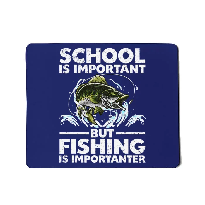 Funny Fishing Fish Saying Bass Fisherman Mousepad