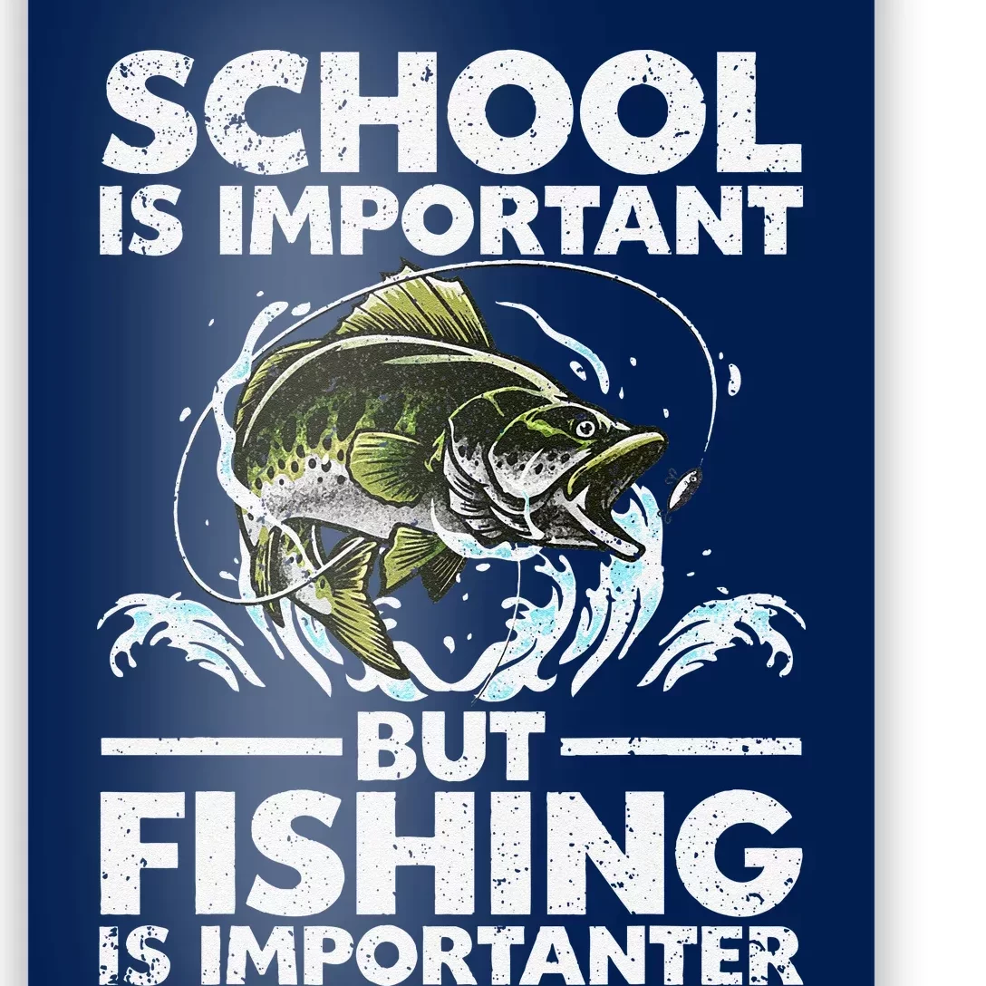 Funny Fishing Fish Saying Bass Fisherman Poster