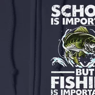 Funny Fishing Fish Saying Bass Fisherman Full Zip Hoodie