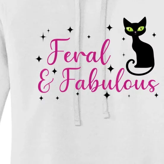 Feral & Fabulous Funny Women's Pullover Hoodie