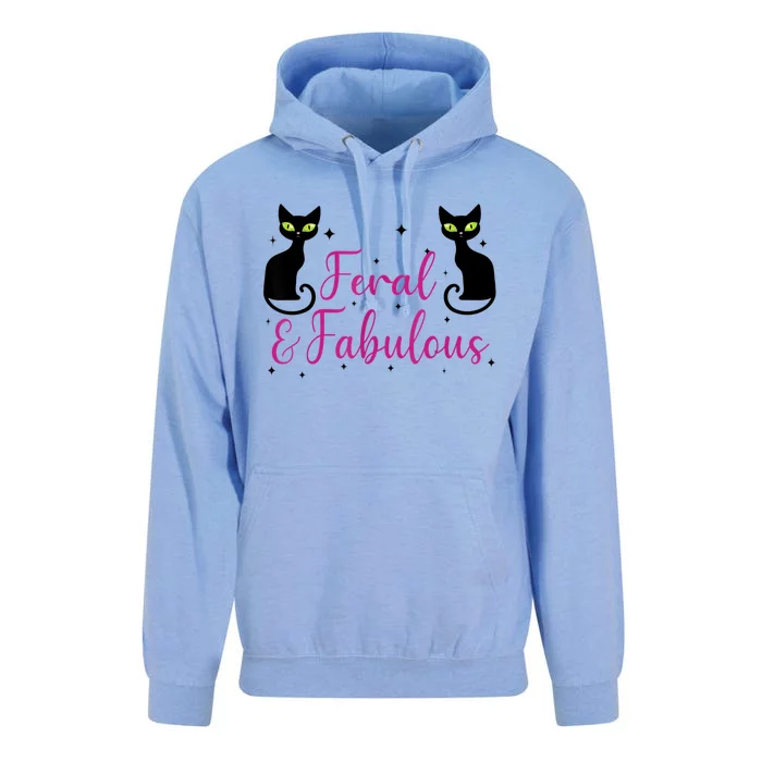 Feral & Fabulous Funny Unisex Surf Hoodie