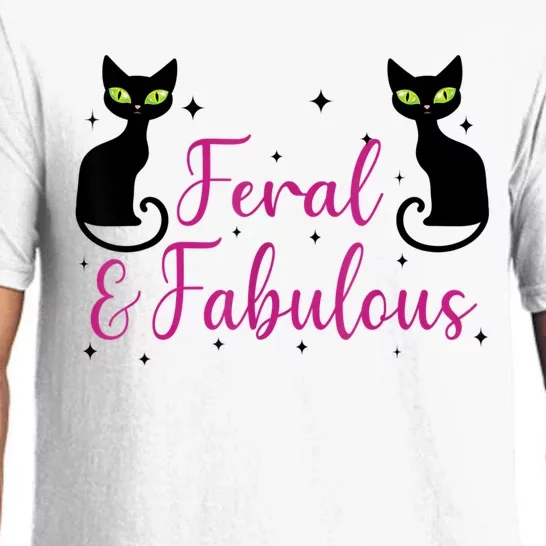 Feral & Fabulous Funny Pajama Set