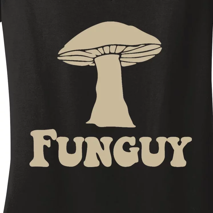 Funguy Funny Women's V-Neck T-Shirt