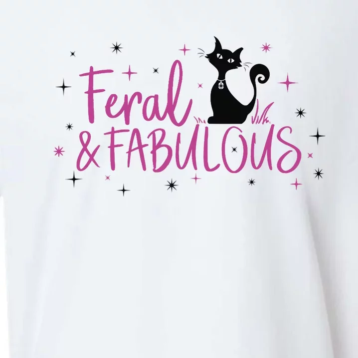 Feral & Fabulous Funny Sueded Cloud Jersey T-Shirt