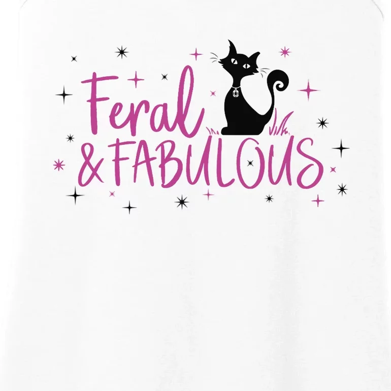 Feral & Fabulous Funny Ladies Essential Tank