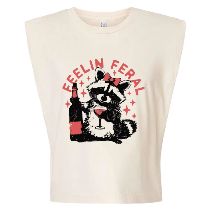 Feelin Feral Garment-Dyed Women's Muscle Tee