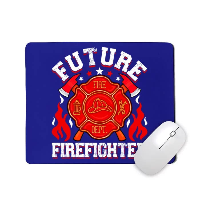 Future Firefighter Funny Fire Firetrucks Fire Rescuer Gift Mousepad