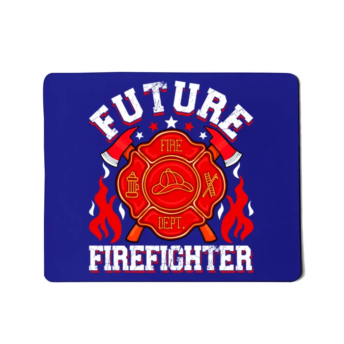 Future Firefighter Funny Fire Firetrucks Fire Rescuer Gift Mousepad