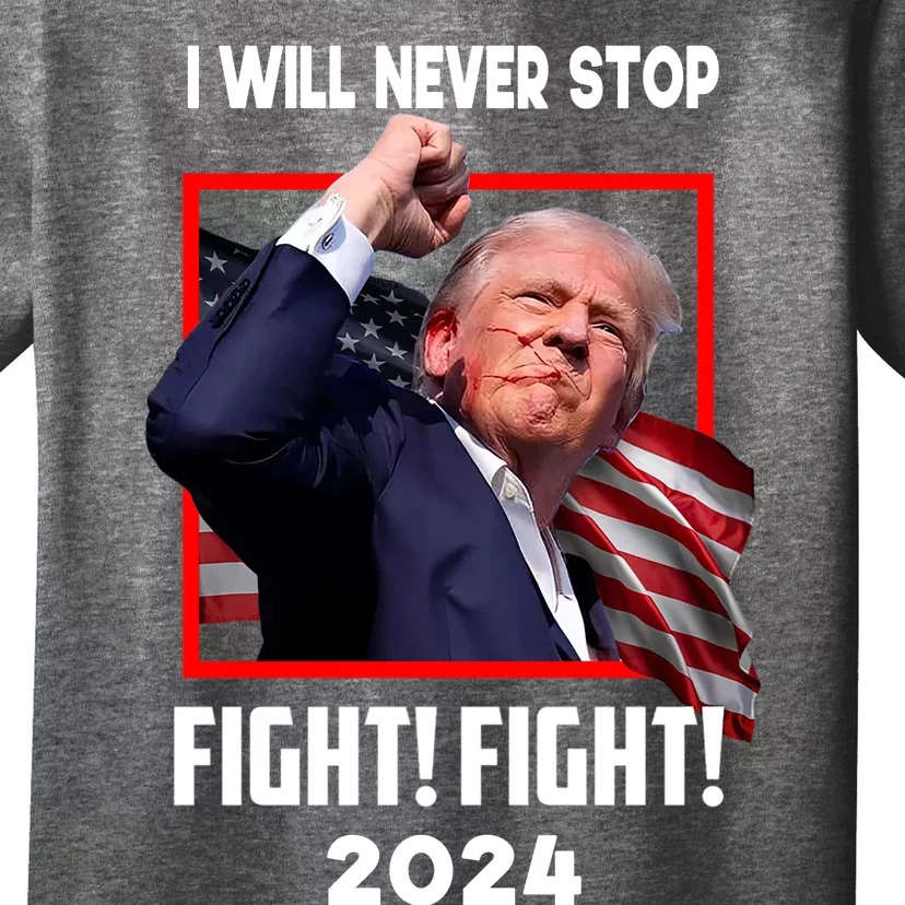 Fight Fighting Fighters Supporters Americans Donald Trump 2024 T-Shirt