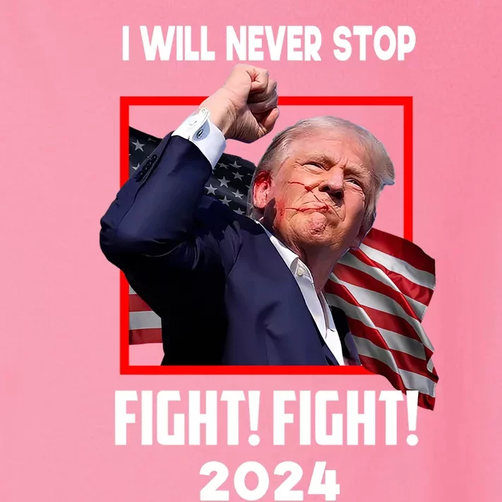 Fight Fighting Fighters Supporters Americans Donald Trump 2024 Toddler Long Sleeve Shirt